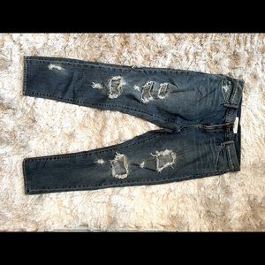 Boyfriend crop jeans
